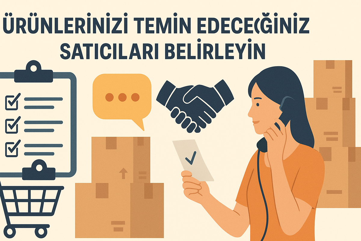 Ürünlerinizi Temin Edeceğiniz Satıcıları Belirleyin