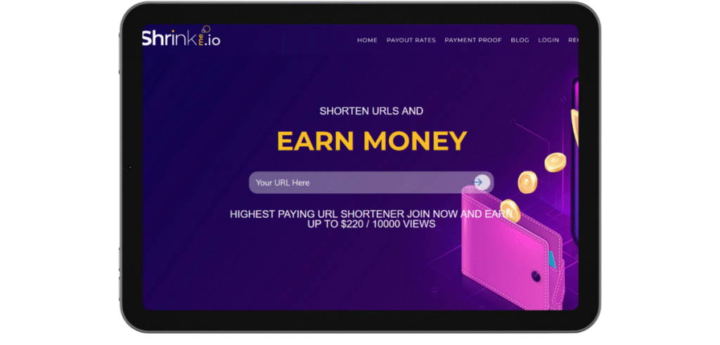 Link Kısalt Para Kazan - ShrinkMe.io